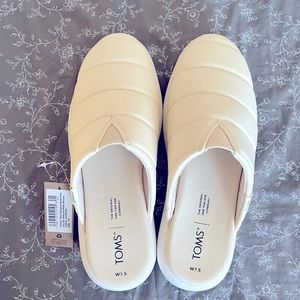 Toms alpargata mule white women 7.5.